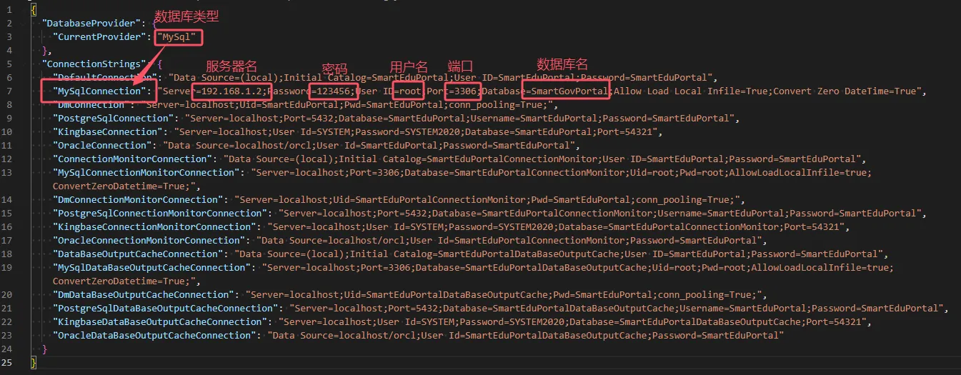 MySql数据库连接文件